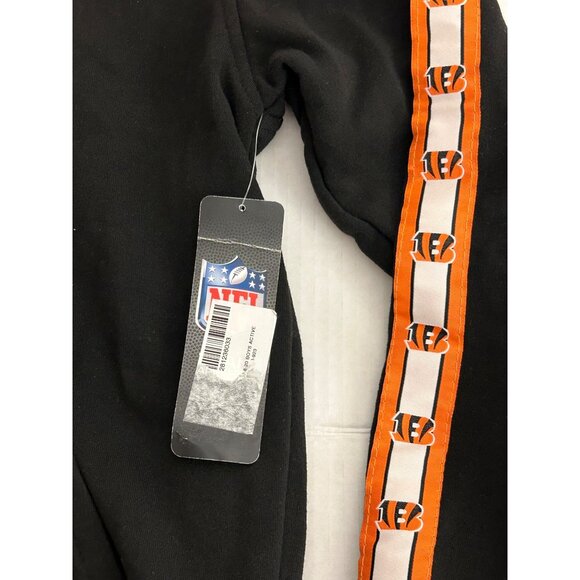 Cincinnati Bengals Youth Hoodie 14 16 Black Orange NFL Football Boys Logo New - Picture 5 of 8